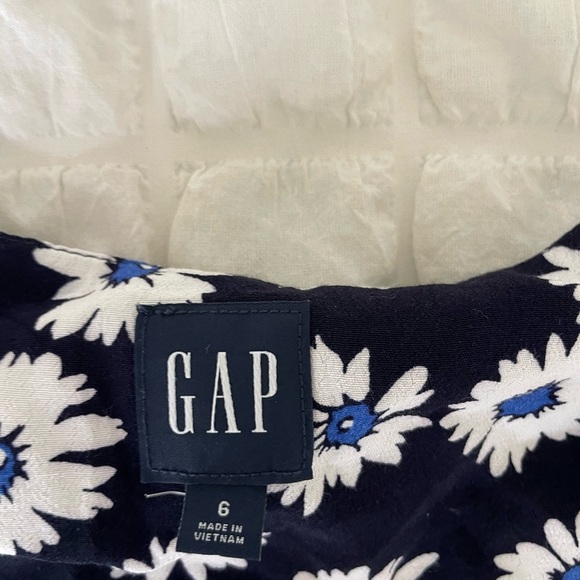 GAP Daisy Button down  V-Neck Mini Sundress - Picture 5 of 8